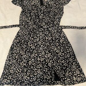 Altar'd State Black and White Floral Kids Dress